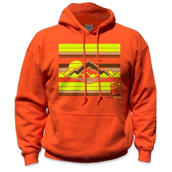 The High Country High Visibility Hoodie, Orange, 2XL